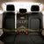 Ankh Eye of Horus Egypt Back Car Seat Cover with Ancient Black Gold Hieroglyph Spirit