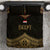 Ankh Eye of Horus Egypt Bedding Set with Ancient Black Gold Hieroglyph Spirit