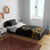 Ankh Eye of Horus Egypt Bedding Set with Ancient Black Gold Hieroglyph Spirit