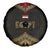 Ankh Eye of Horus Egypt Spare Tire Cover with Ancient Black Gold Hieroglyph Spirit