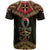 Ankh Eye of Horus Egypt T Shirt with Ancient Black Gold Hieroglyph Spirit