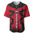 Egypt Flag Emblem Baseball Jersey with Red Black Bold Spirit