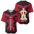 Egypt Flag Emblem Baseball Jersey with Red Black Bold Spirit