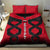 Egypt Flag Emblem Bedding Set with Red Black Bold Spirit