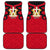 Egypt Flag Emblem Car Mats with Red Black Bold Spirit