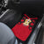 Egypt Flag Emblem Car Mats with Red Black Bold Spirit