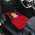 Egypt Flag Emblem Car Mats with Red Black Bold Spirit