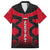 Egypt Flag Emblem Hawaiian Shirt with Red Black Bold Spirit