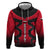 Egypt Flag Emblem Hoodie with Red Black Bold Spirit