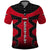 Egypt Flag Emblem Polo Shirt with Red Black Bold Spirit