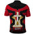 Egypt Flag Emblem Polo Shirt with Red Black Bold Spirit