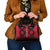 Egypt Flag Emblem Shoulder Handbag with Red Black Bold Spirit