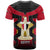 Egypt Flag Emblem T Shirt with Red Black Bold Spirit