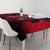 Egypt Flag Emblem Tablecloth with Red Black Bold Spirit