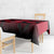 Egypt Flag Emblem Tablecloth with Red Black Bold Spirit