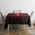 Egypt Flag Emblem Tablecloth with Red Black Bold Spirit