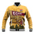 Egyptian Pyramids and Anubis Baseball Jacket with Camel Caravan Desert