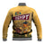 Egyptian Pyramids and Anubis Baseball Jacket with Camel Caravan Desert