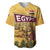 Egyptian Pyramids and Anubis Baseball Jersey with Camel Caravan Desert