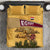 Egyptian Pyramids and Anubis Bedding Set with Camel Caravan Desert