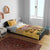 Egyptian Pyramids and Anubis Bedding Set with Camel Caravan Desert