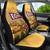 Egyptian Pyramids and Anubis Car Seat Cover with Camel Caravan Desert