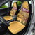 Egyptian Pyramids and Anubis Car Seat Cover with Camel Caravan Desert