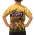 Egyptian Pyramids and Anubis Family Matching Short Sleeve Bodycon Dress and Hawaiian Shirt with Camel Caravan Desert