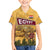 Egyptian Pyramids and Anubis Family Matching Short Sleeve Bodycon Dress and Hawaiian Shirt with Camel Caravan Desert