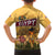 Egyptian Pyramids and Anubis Hawaiian Shirt with Camel Caravan Desert
