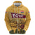 Egyptian Pyramids and Anubis Hoodie with Camel Caravan Desert