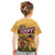 Egyptian Pyramids and Anubis Kid T Shirt with Camel Caravan Desert