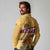 Egyptian Pyramids and Anubis Long Sleeve Polo Shirt with Camel Caravan Desert