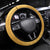 Egyptian Pyramids and Anubis Steering Wheel Cover with Camel Caravan Desert