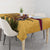Egyptian Pyramids and Anubis Tablecloth with Camel Caravan Desert