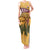 Egyptian Pyramids and Anubis Tank Maxi Dress with Camel Caravan Desert