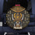 Pharaoh King Tut Egypt Spare Tire Cover with Hieroglyphic Gold Pattern