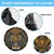 Pharaoh King Tut Egypt Spare Tire Cover with Hieroglyphic Gold Pattern