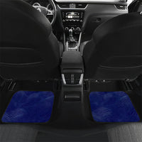 Personalized Japan Football Car Mats Kitsune Samurai Mascot - Traditional Wave Heritage