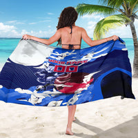 Personalized Japan Football Sarong Kitsune Samurai Mascot - Traditional Wave Heritage