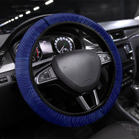 Japan Football Steering Wheel Cover Kitsune Samurai Mascot - Traditional Wave Heritage