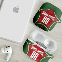 Personalized Morocco Football Atlas Lion AirPods Case Moroccan Star National Flag