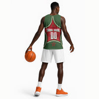 Personalized Morocco Football Atlas Lion Basketball Jersey Moroccan Star National Flag