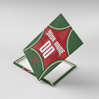 Personalized Morocco Football Atlas Lion Canvas Wall Art Moroccan Star National Flag