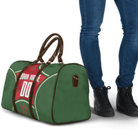 Personalized Morocco Football Atlas Lion Travel Bag Moroccan Star National Flag