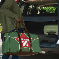 Personalized Morocco Football Atlas Lion Travel Bag Moroccan Star National Flag