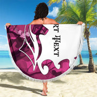 Pink Camo Customize Name Deer Hunting Beach Blanket Tribal Buck Silhouette - Wonder Print Shop
