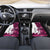 Pink Camo Customize Name Deer Hunting Car Mats Tribal Buck Silhouette - Wonder Print Shop