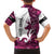 Pink Camo Customize Name Deer Hunting Family Matching Puletasi and Hawaiian Shirt Tribal Buck Silhouette - Wonder Print Shop