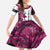 Pink Camo Customize Name Deer Hunting Kid Short Sleeve Dress Tribal Buck Silhouette - Wonder Print Shop
